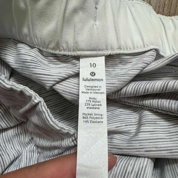 Lululemon On The Fly Crop 23" Women's Size 10 Wee Space Gray‎ - Picture 8 of 8